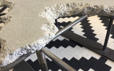 La table basse en béton plein d’Agathe : une création artisanale aux bonnes dimensions