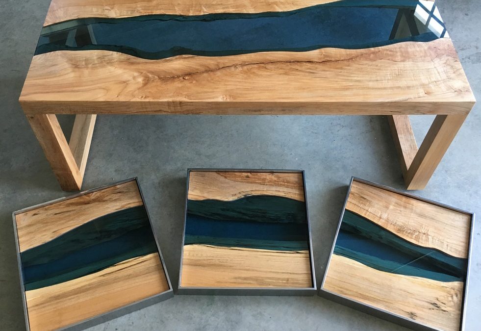 Table rivière ou Table epoxy : l’incroyable River Table