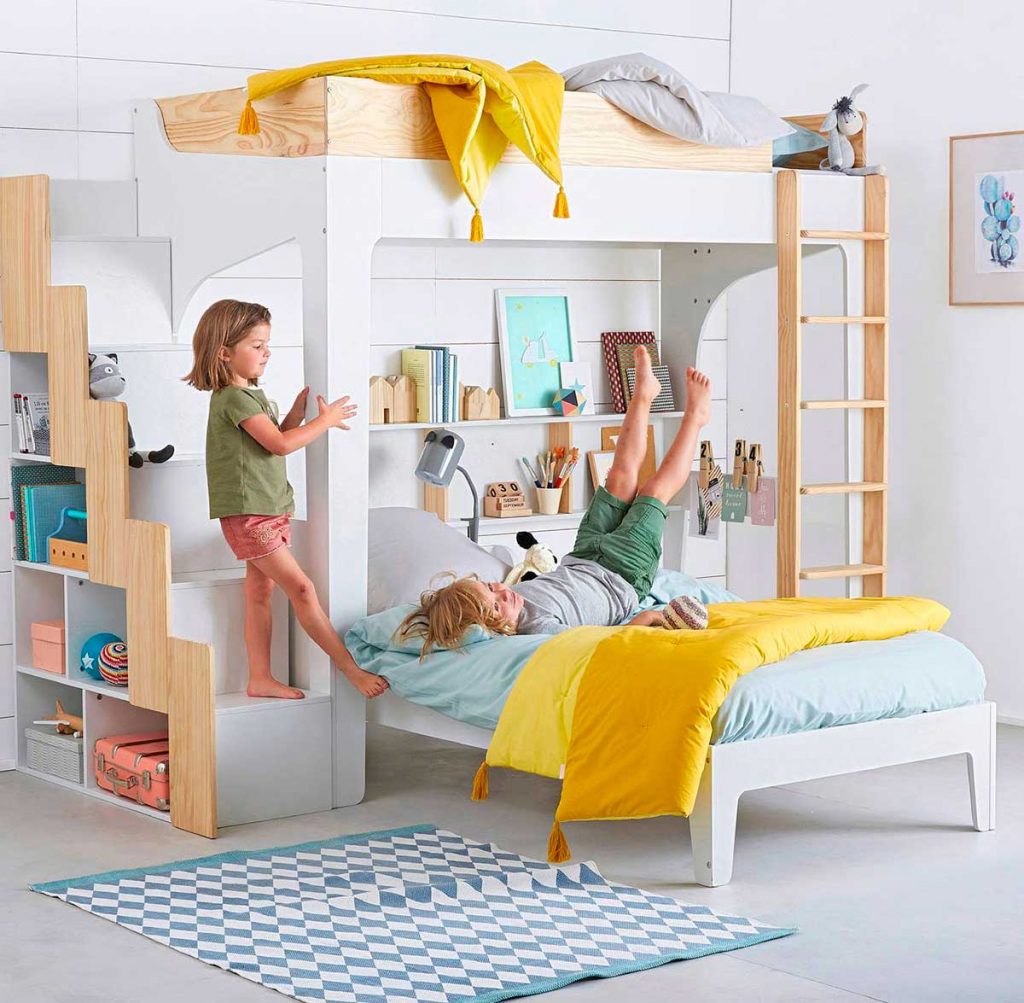 Lit junior sur-mesure sélection précise de lit cabane et lit superposé. Les idées tendance à ne pas manquer pour la chambre d'enfant.
